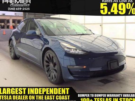 TESLA MODEL 3 2022 5YJ3E1EC9NF269923 image